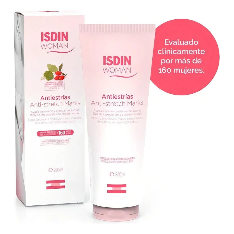 Crema Antiestrías Rosa Mosqueta | Isdin Woman | 250ml Neutra