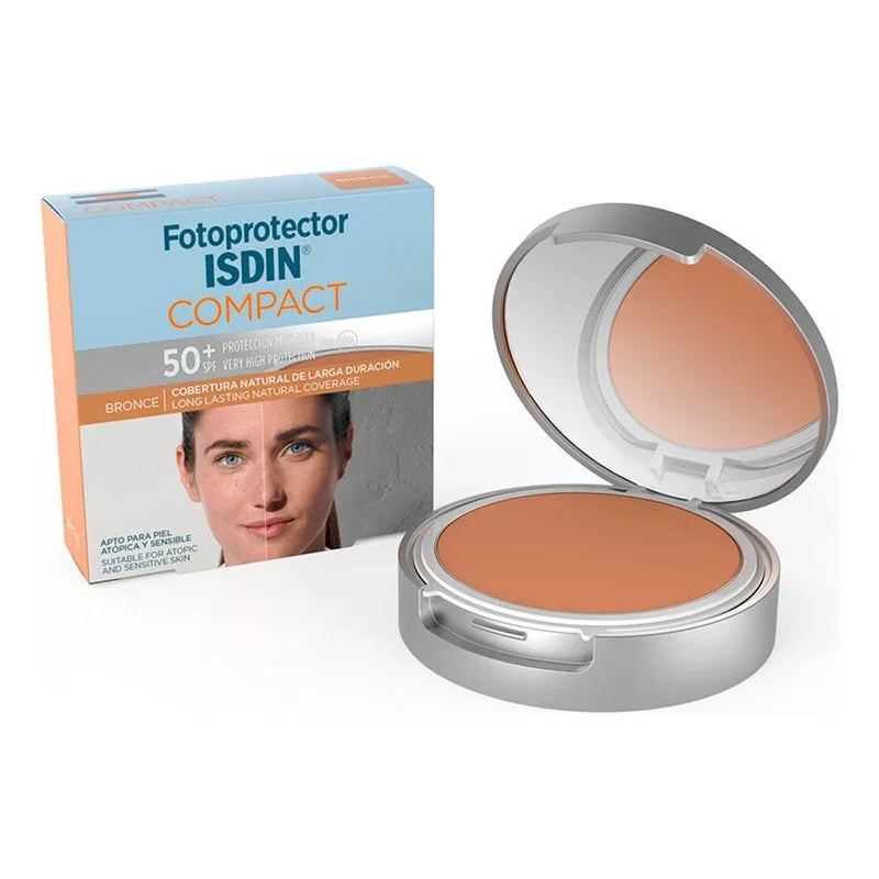Fotoprotector Compact Bronce Spf50 10gr Isdin