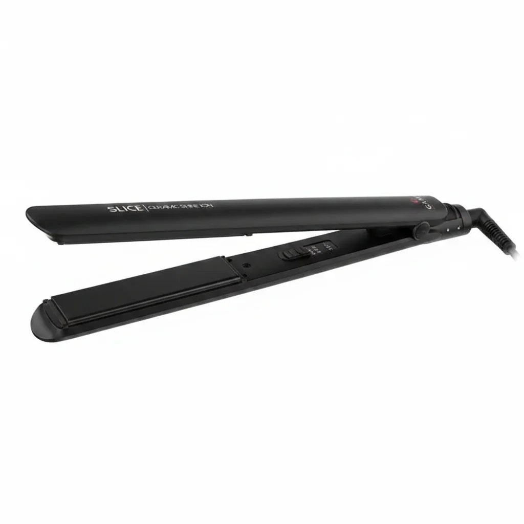GA.MA Italy Slice - XU Ceramic Shine Ion Planchita para Pelo 230° C Color Negro