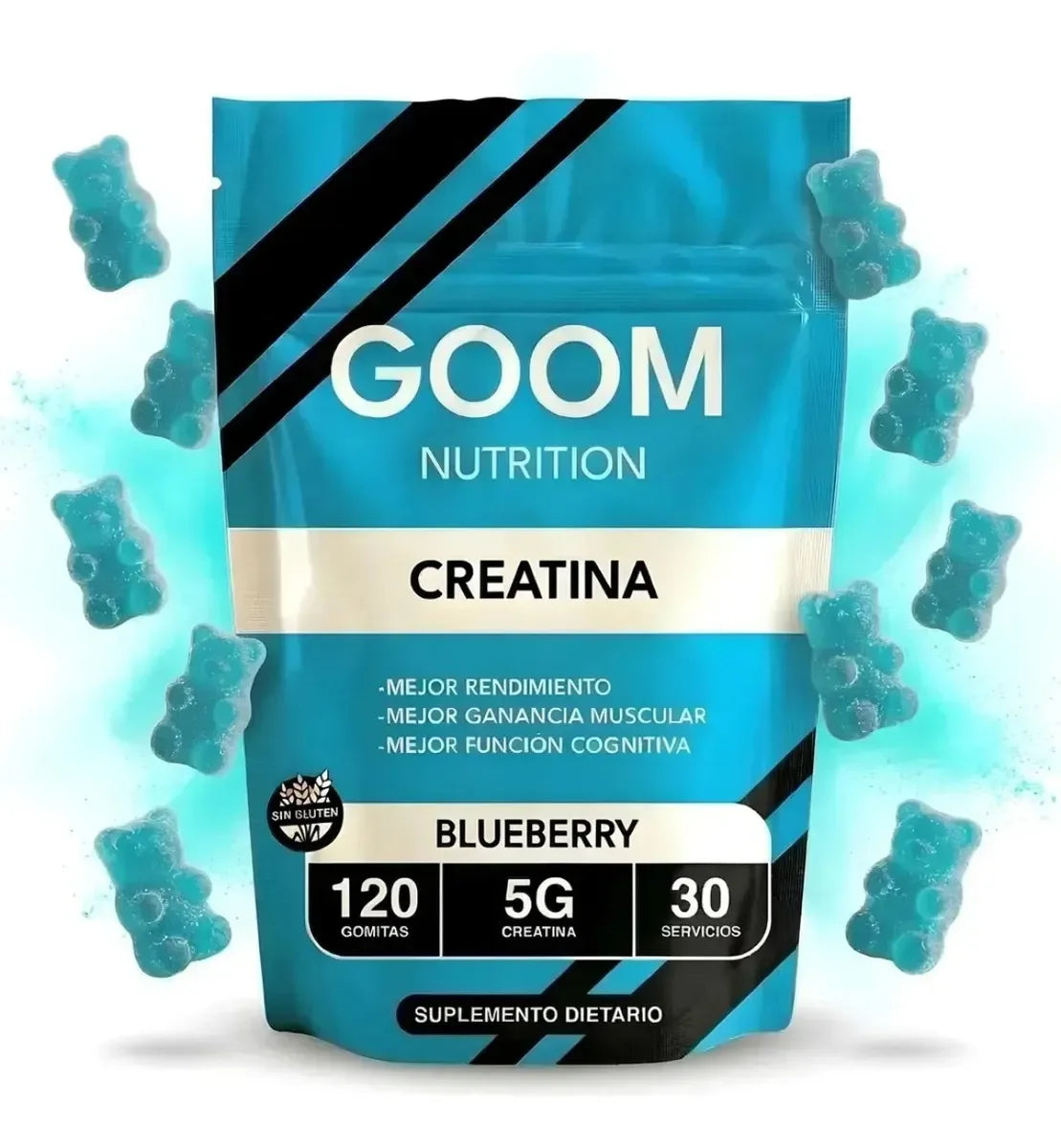Gomitas Creatina Goom Nutrition Blueberry
