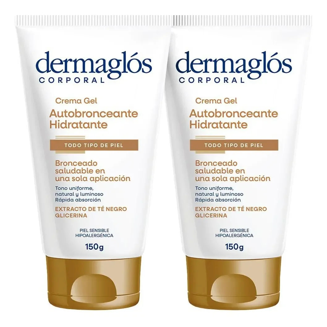 Kit Dermaglos Autobronceante x 2