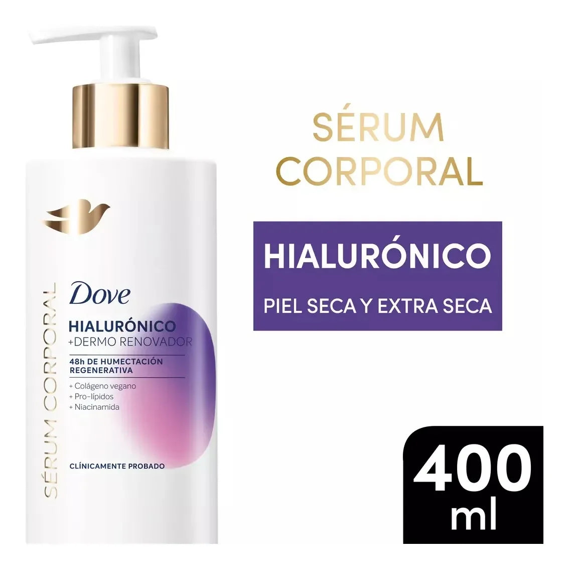 Sérum Corporal DOVE Hialurónico 400ml