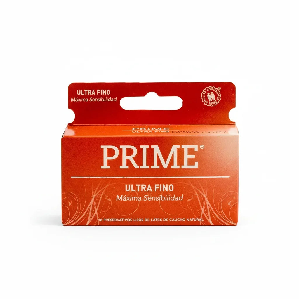 Preservativo De Látex Prime Ultrafino X 12 Unidades
