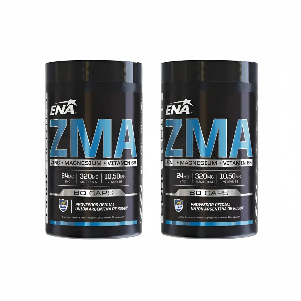 Pack  X2 Ena  ZMA 60 Capsulas