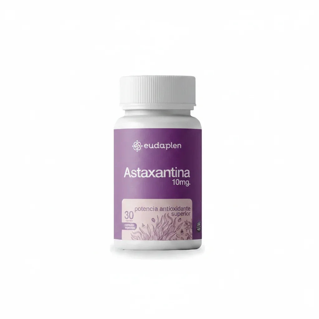 Suplemento Astaxantina Eudaplen 30 Cápsulas Sin Sabor