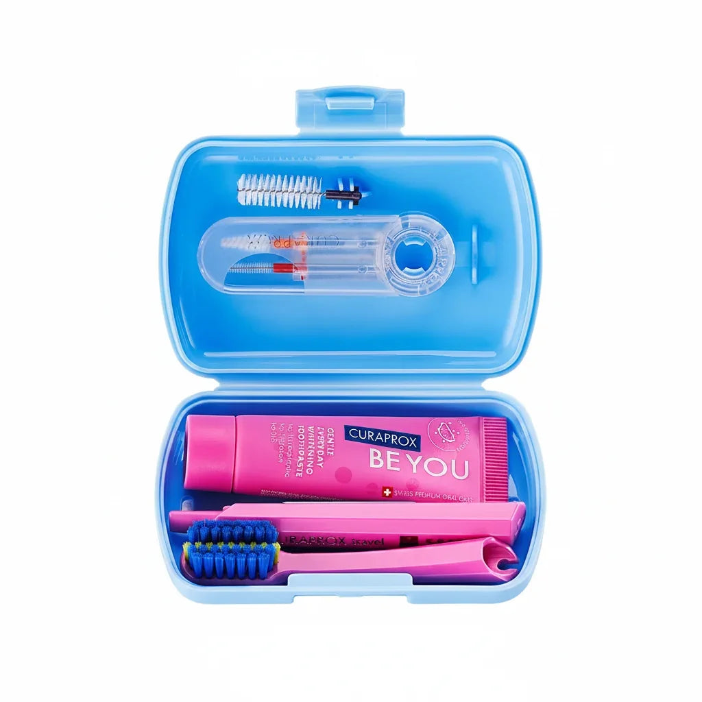 Curaprox Travel Set Ortho Blue Cep. Ortho + Be You 10ml + Interdental