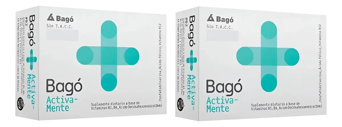 PACK X 2 BAGO+ ACTIVAMENTE 30 COMP REC