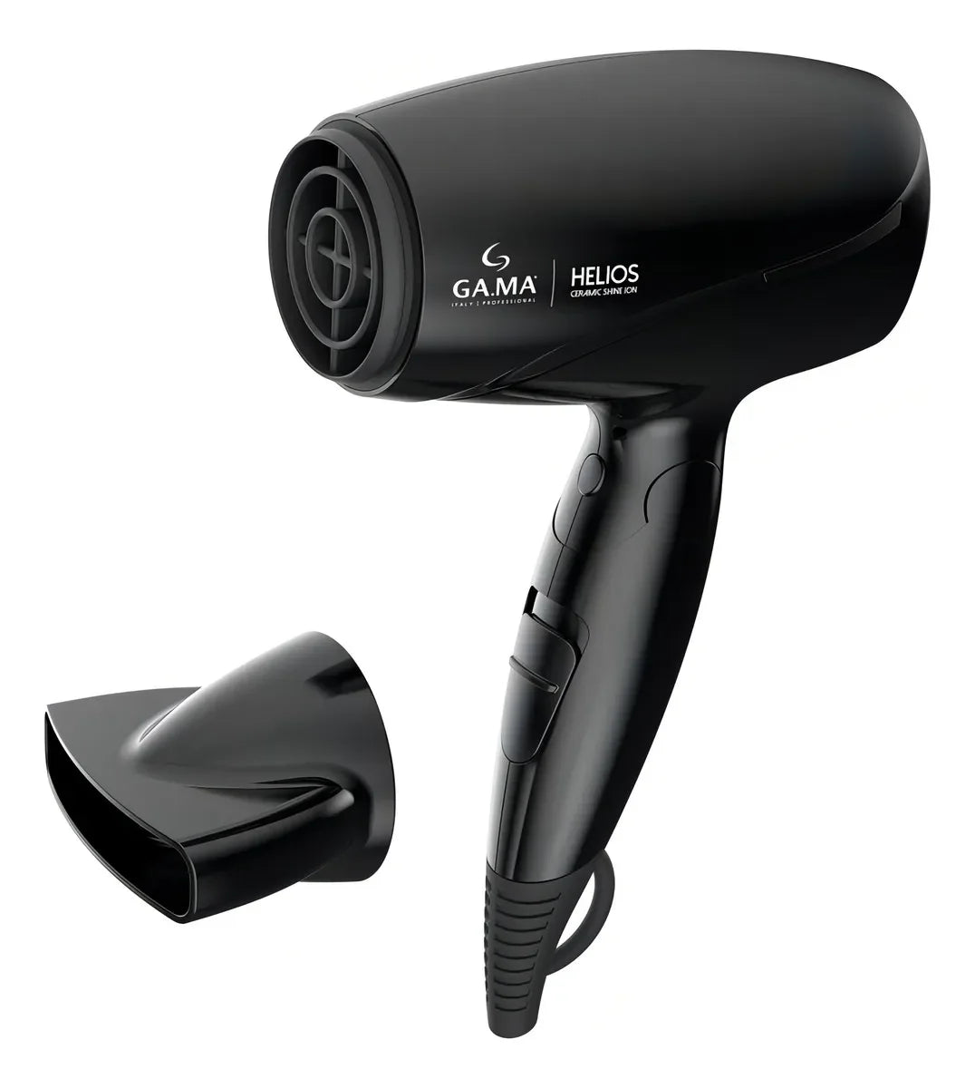 Gama Secador De Pelo Eolic Helios Mango Plegable Color Negro