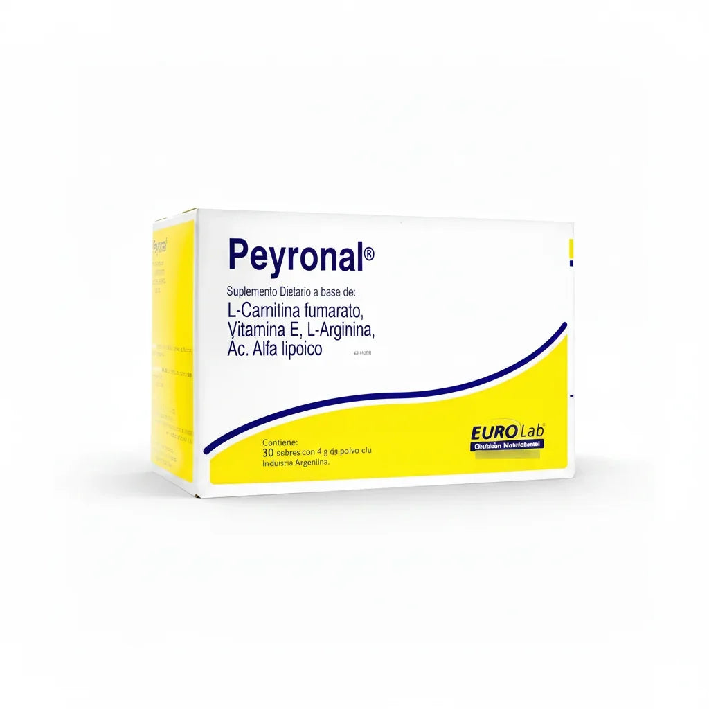 Suplemento Nutricional en Polvo Peyronal Eurolab 30 Sobres L-Carnitina Vitamina E
