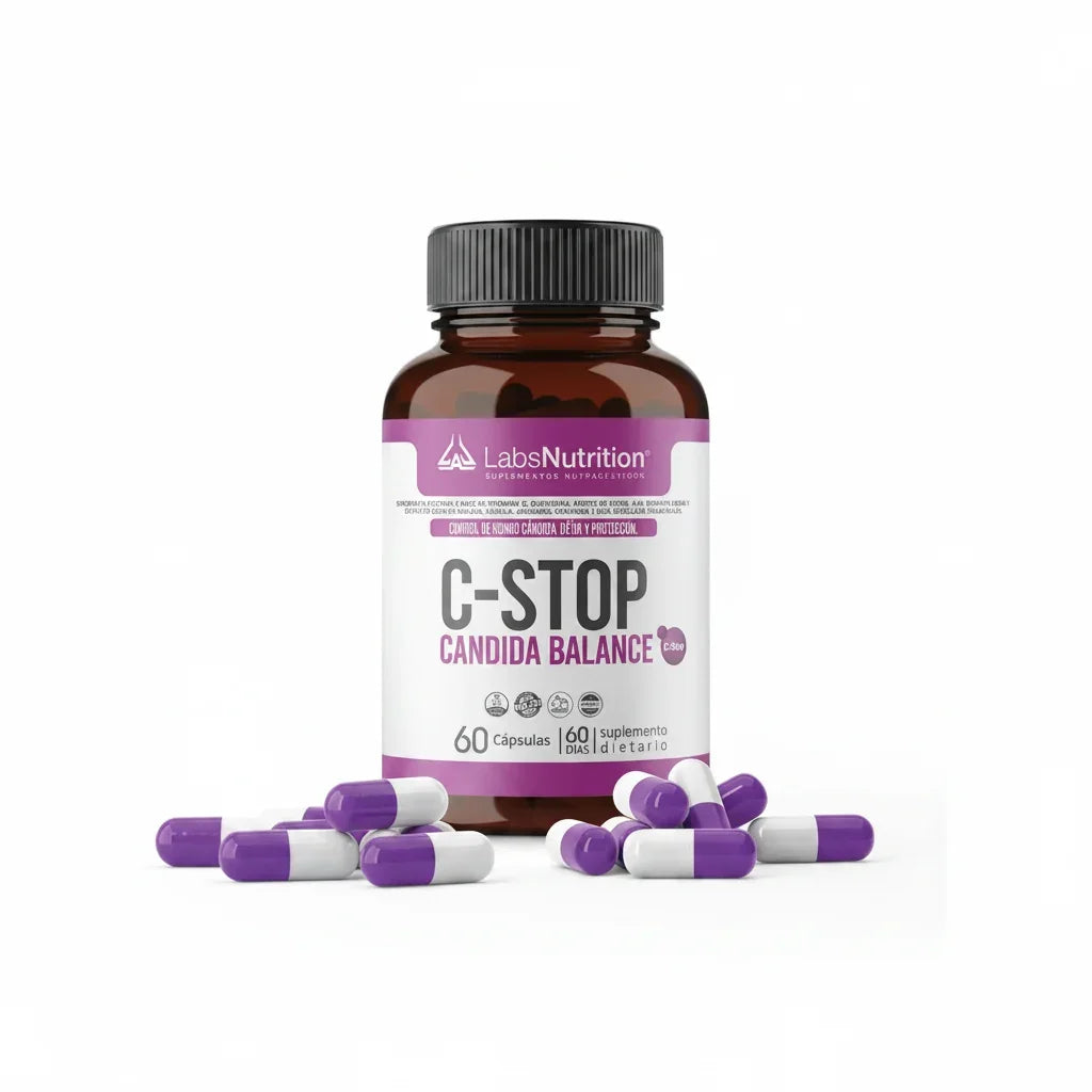 Candida Stop - Hongo Candida (60 Capsulas) Sabor Sin Sabor