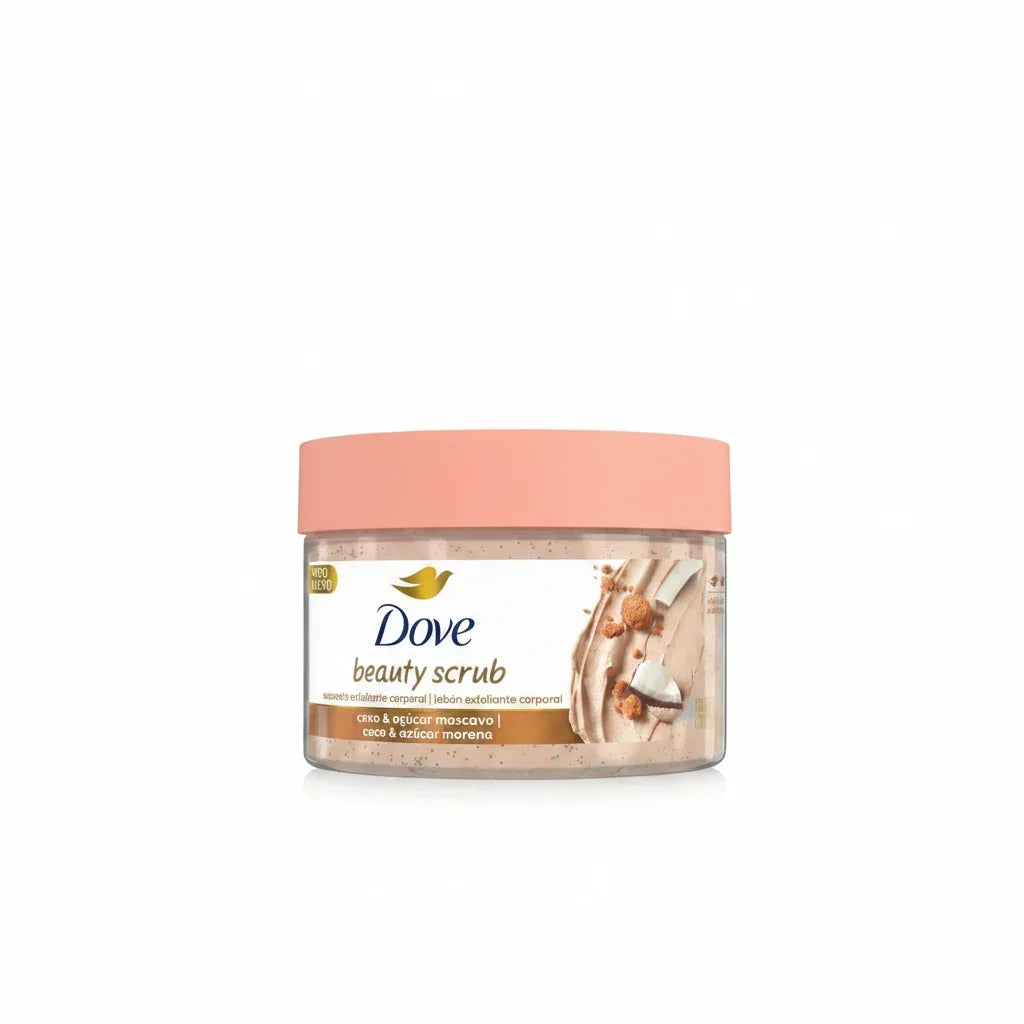 Exfoliante Corporal Dove Beauty Scrub Coco y Azúcar Moreno 280g