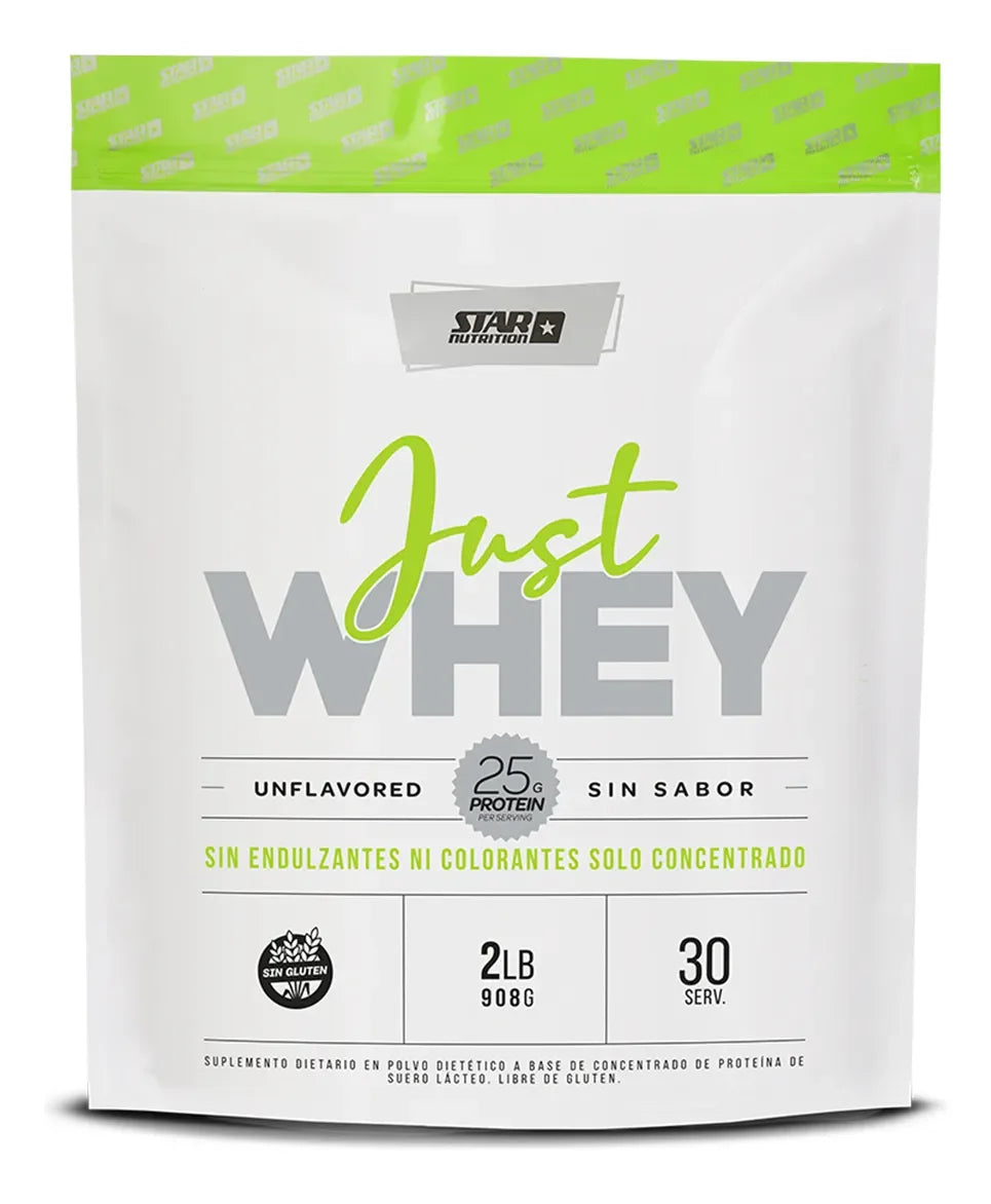 Just Whey Star Nutrition 2 Lbs Sabor Sin Sabor
