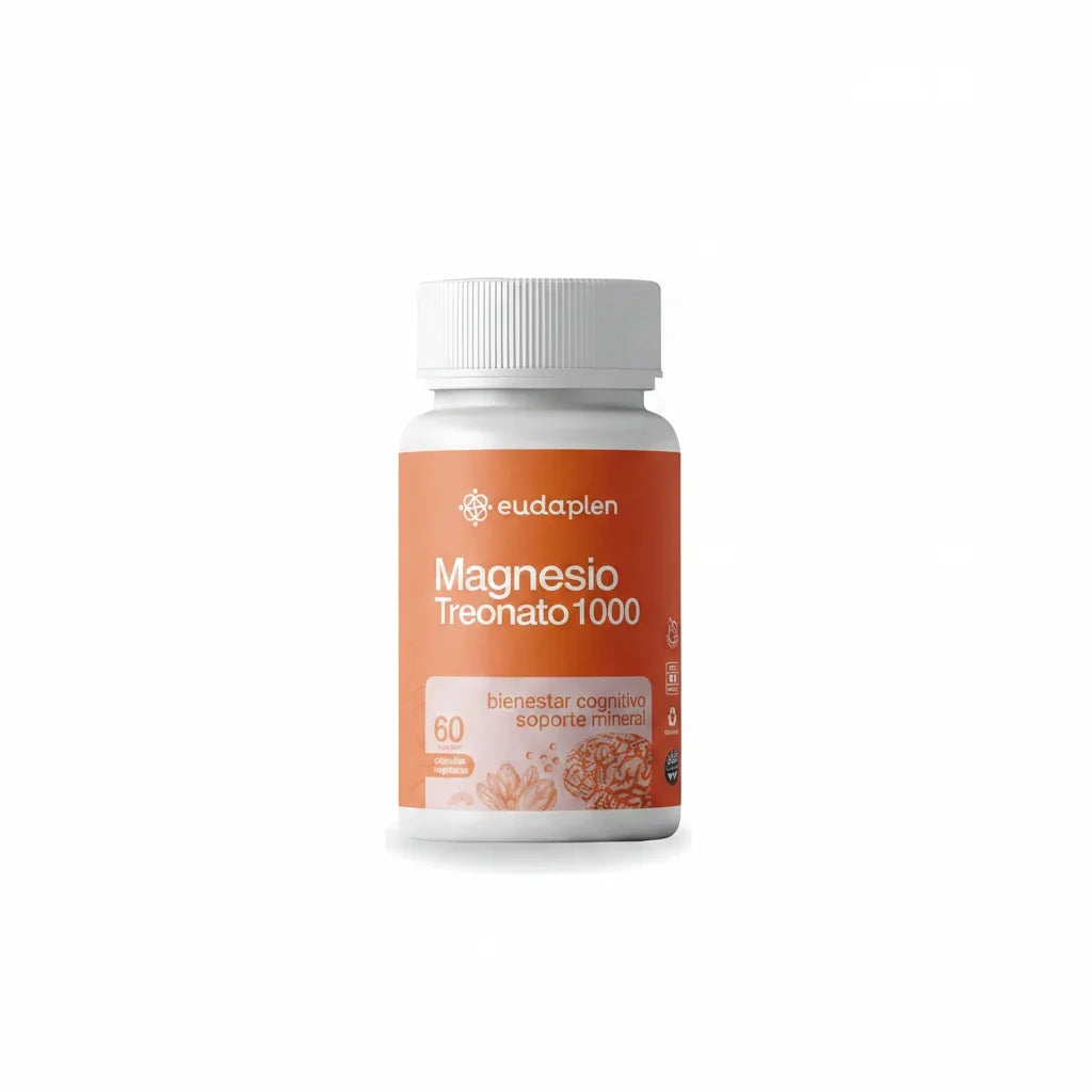 Treonato De Magnesio 1000mg - 60 Capsulas - Eudaplen -