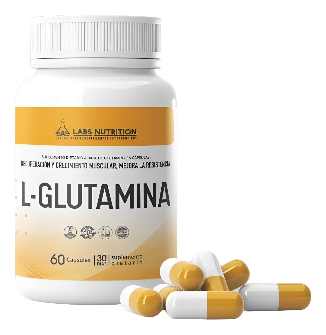 L-glutamina Micronizada Labs Nutrition, Capsulas