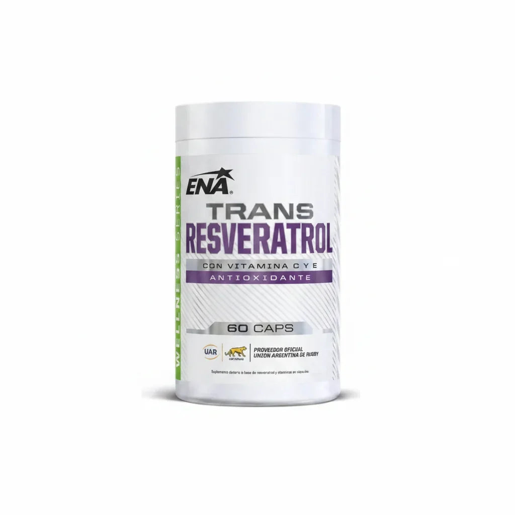 Trans Resverastrol Ena Sport X 60 Capsulas Antioxidante Con Vitamina C Y E