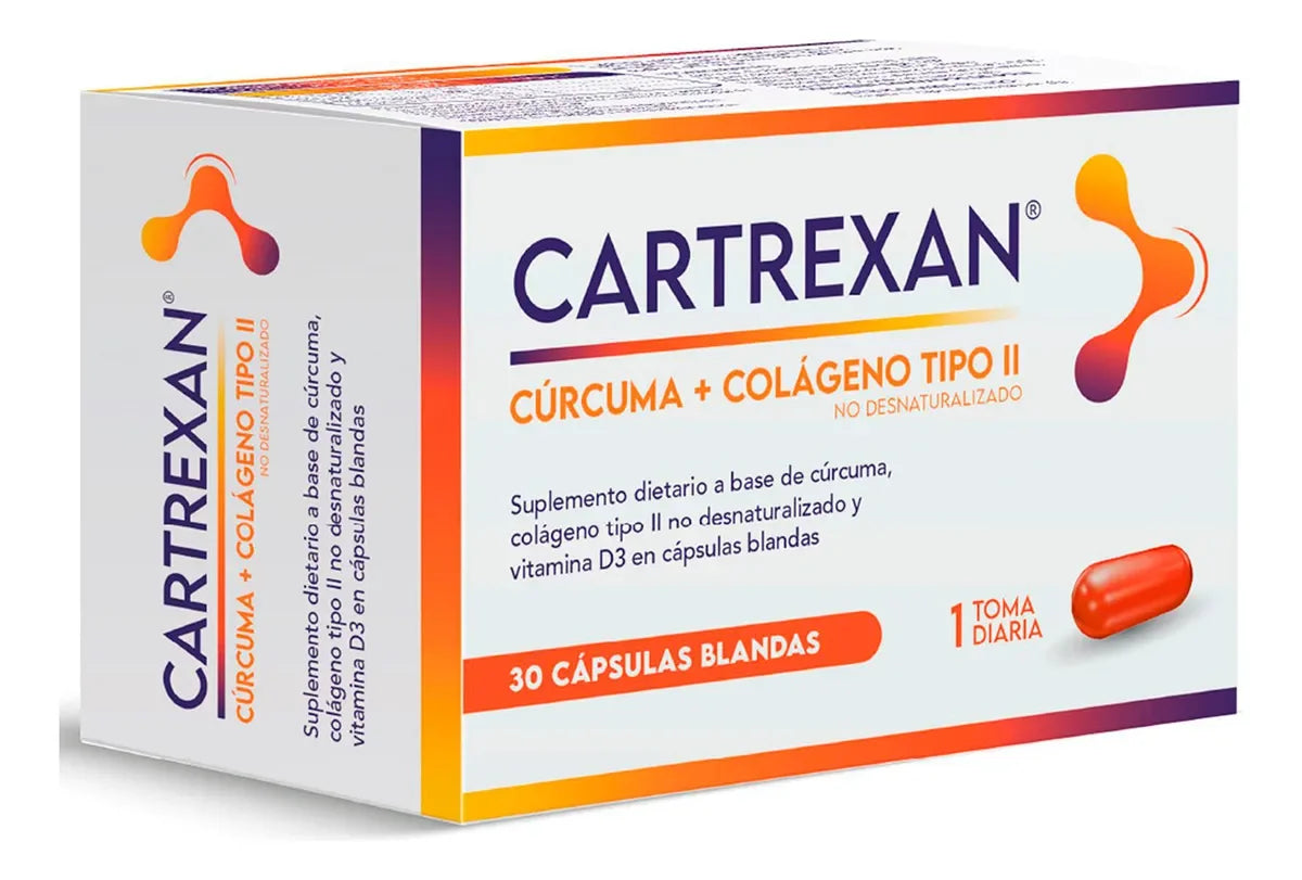 Suplemento en cápsula Cartrexan Colágeno de 30 un