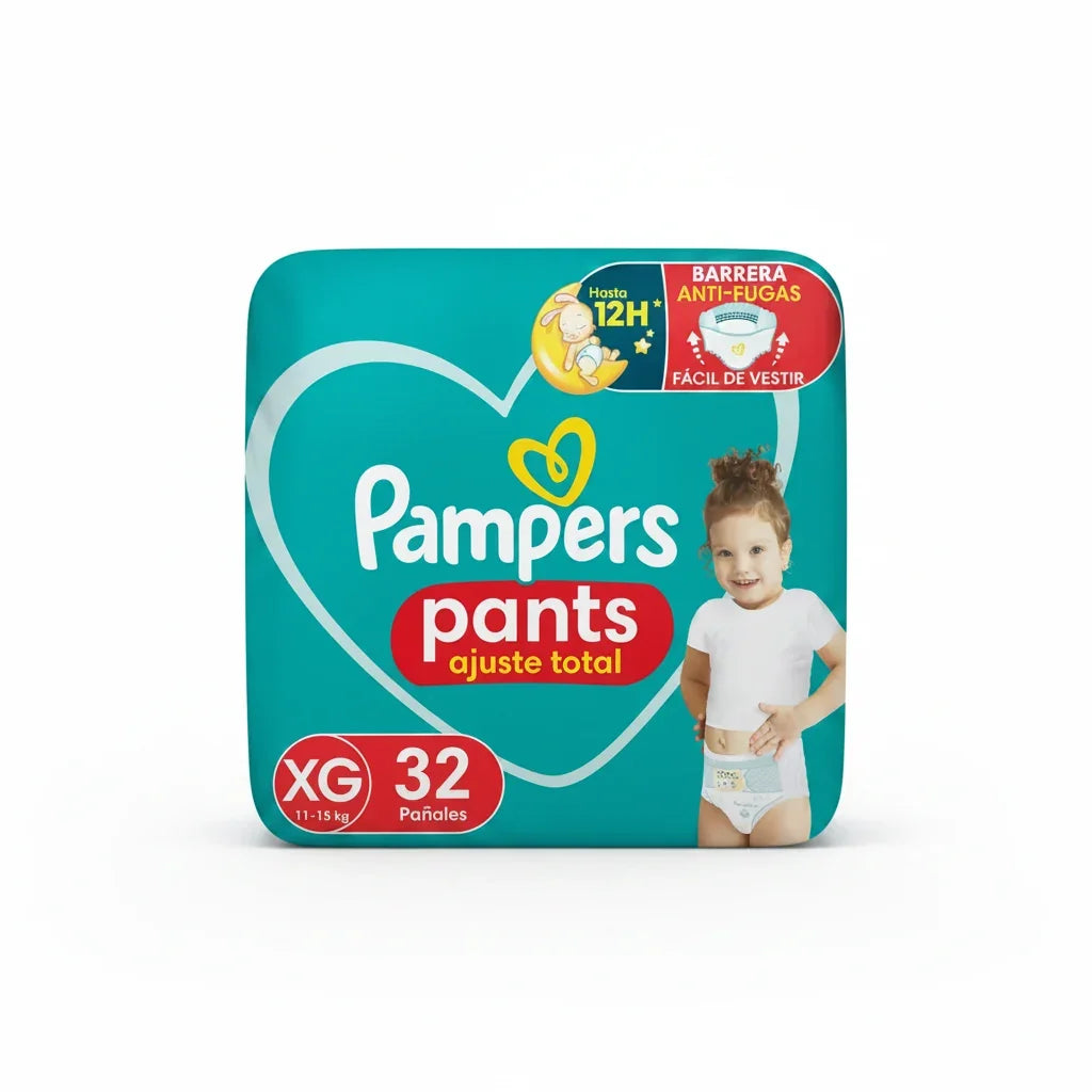 Pañales Pampers Premium Care Pants Talla XG, 32 Un