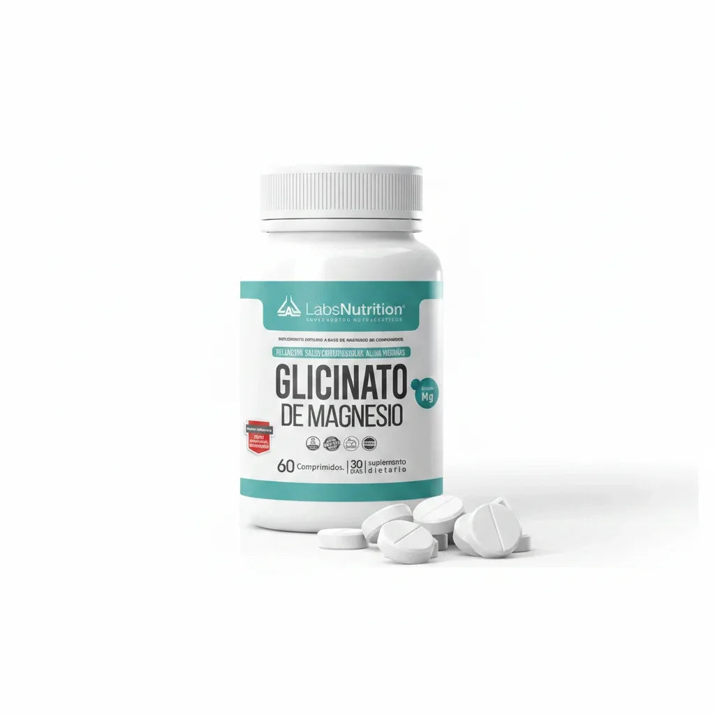 Glicinato Magnesio Labs Nutrition Sin Sabor 60 Comprimidos Vegano