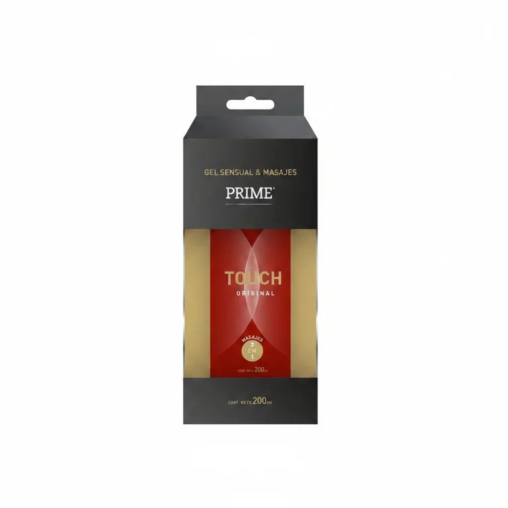Gel Intimo Prime Touch X 200ml | Lubricante Y Masajes 2 En 1 Sabor Sin sabor