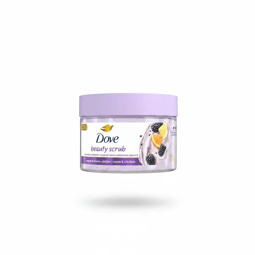 Exfoliante Dove Beauty Scrub Mora Y Cítricos 280 Gramos
