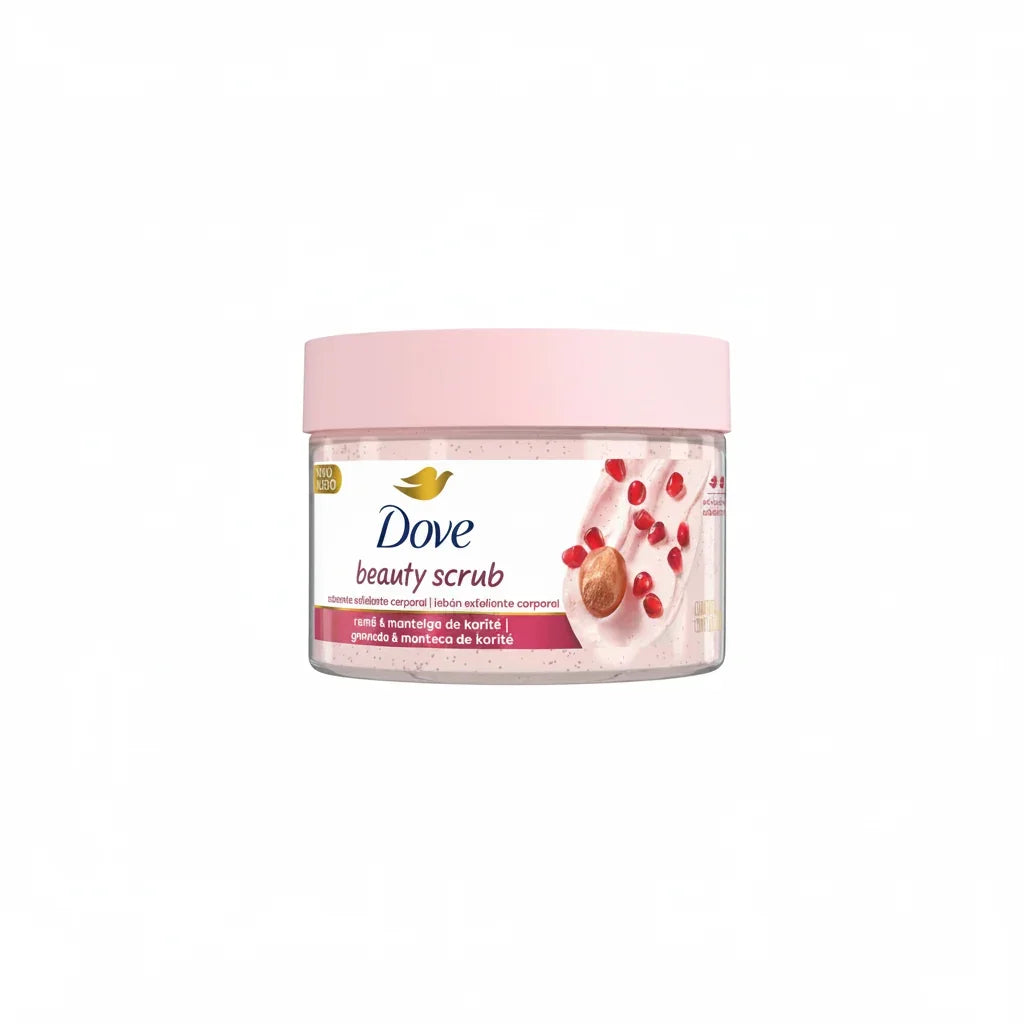 Exfoliante Corporal Dove Beauty Scrub Granada & Manteca de Karité 280g