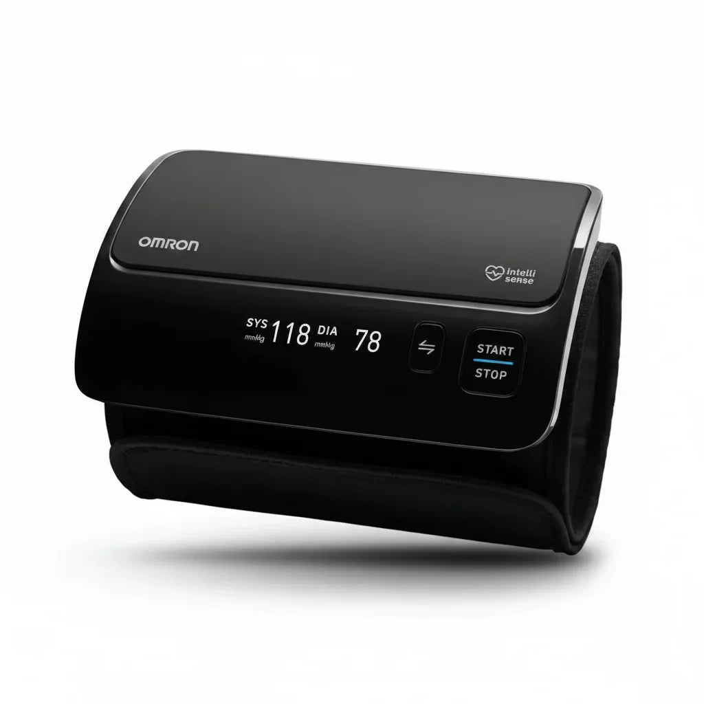 Tensiómetro digital de brazo automático Omron HEM-7600T negro