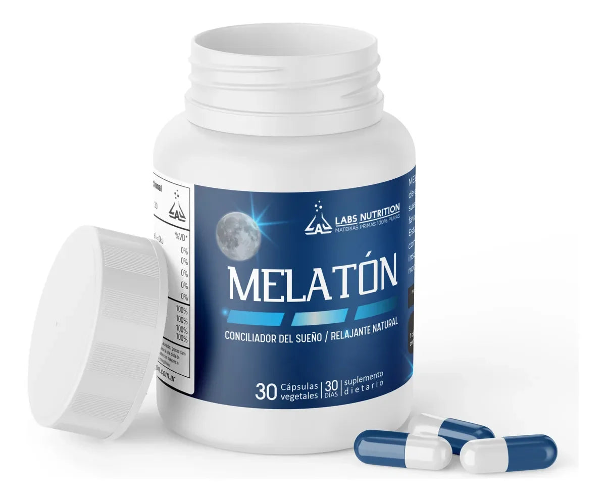 Melaton 500 mg Labs Nutrition Cápsulas 30 unid Suplemento Sueño