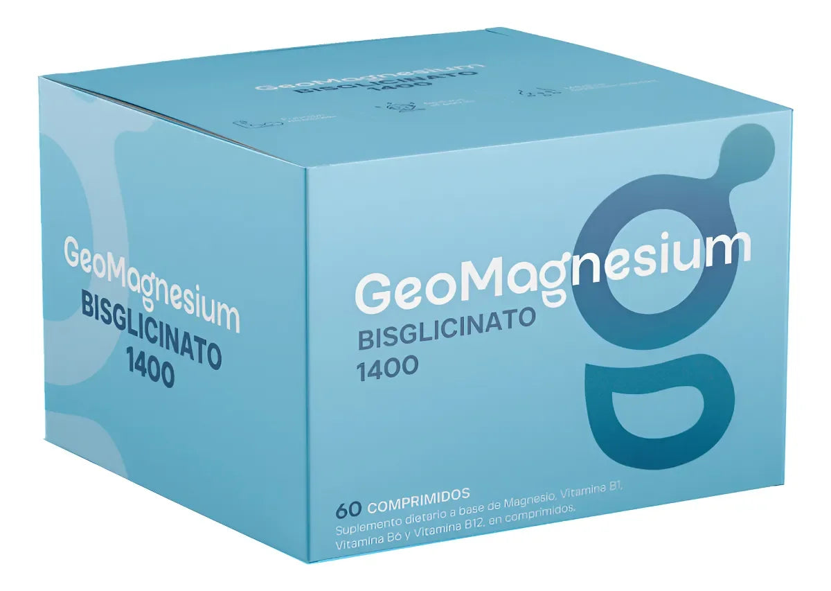Bisglicinato de Magnesio Geonat Geomagnesium con Vitaminas B en Comprimidos x 60