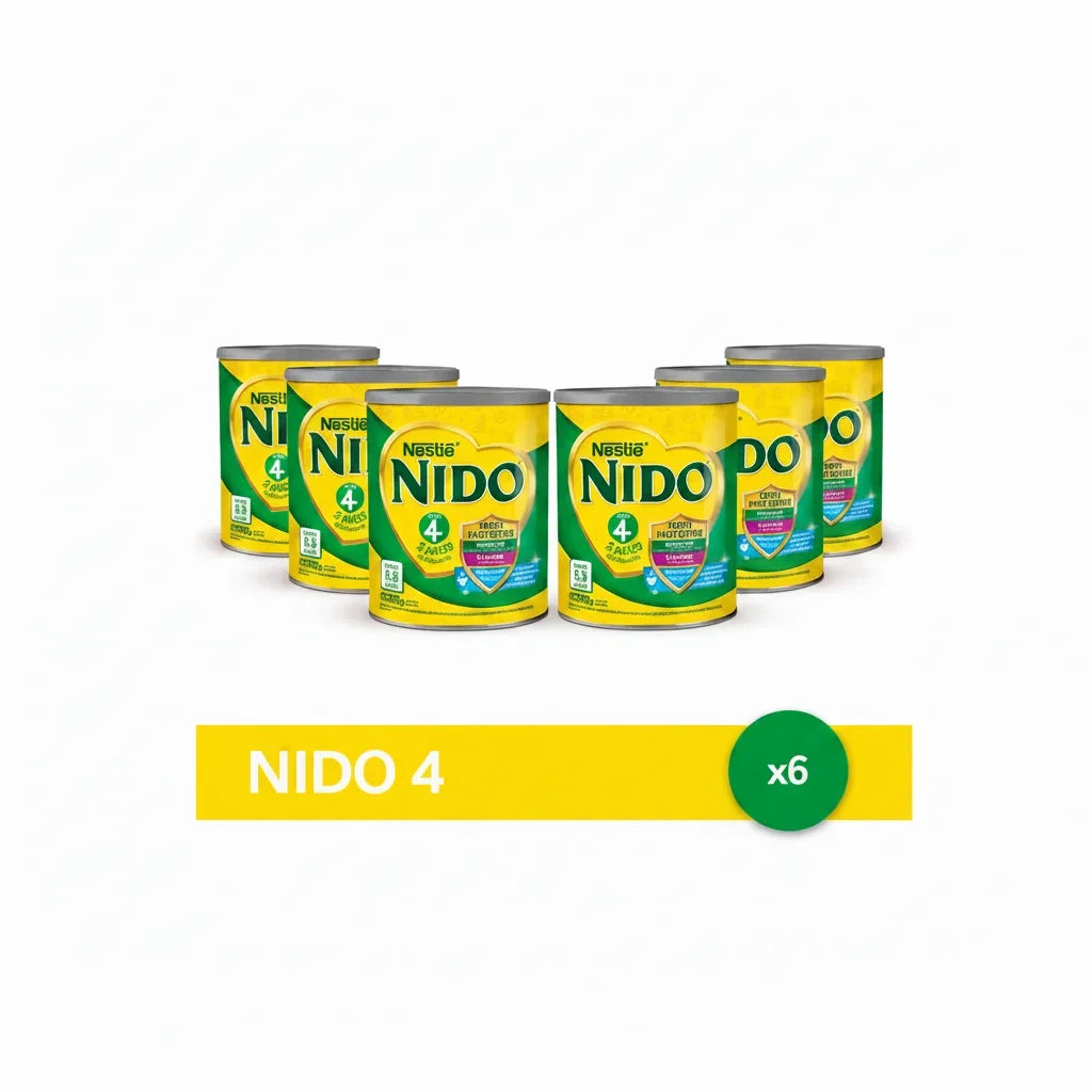 Nido® 4 Leche Infantil En Polvo Con Prebio3 Combo 6 Unidades