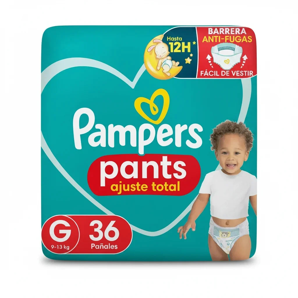 Pañales Pampers Pants Talla G, 36 Un