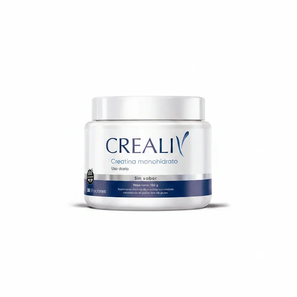 Creatina Monohidrato Micronizada Crealiv 150g Sin Sabor Sin Sabor