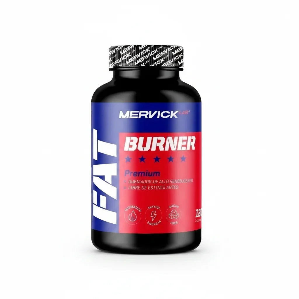 Fat Burner Mervick Lab Quemador De Grasa X 120 Capsulas