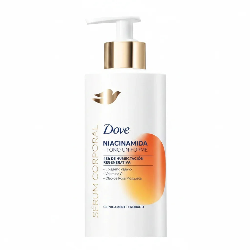 Dove Sérum Corporal con Niacinamida, Uniforma el Tono y Reduce Manchas Oscuras