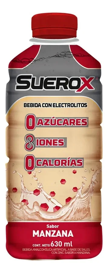Suerox Bebida Hidratante Manzana 630ml Gusto Manzana