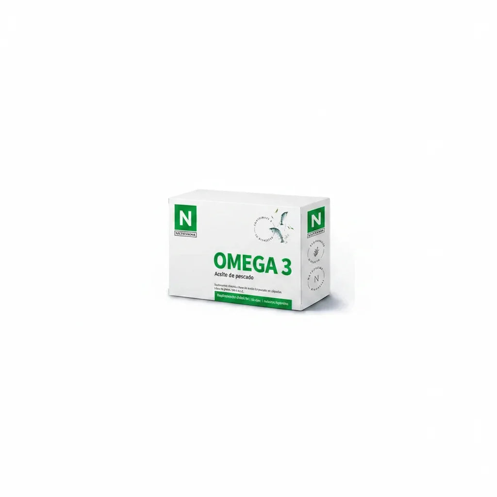 Omega 3 Aceite De Pescado 1000 Mg 60 Cápsulas Natufarma Sabor Sin sab