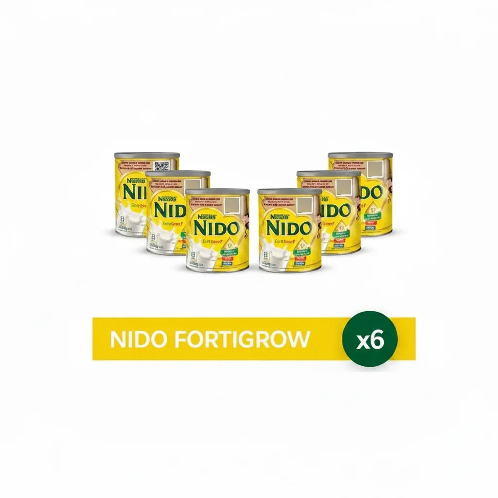 X6 Nido Fortigrow Inmunidad Leche Infantil Polvo Lata 750g