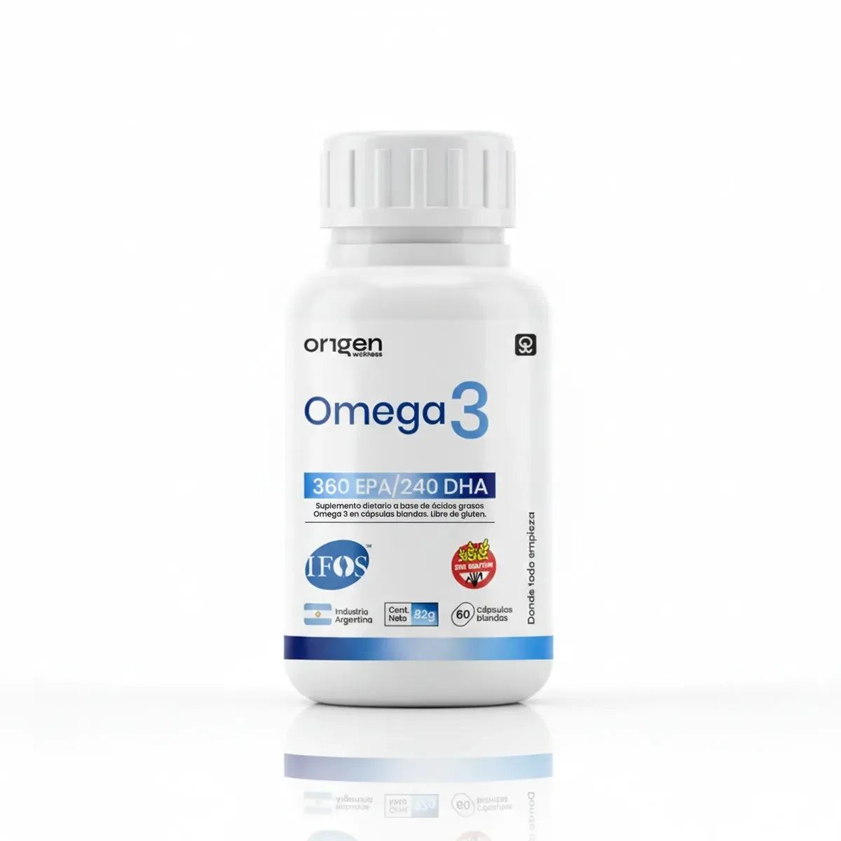 Omega 3 Ifos 360epa/240dha X 60 Capsulas - Or1gen
