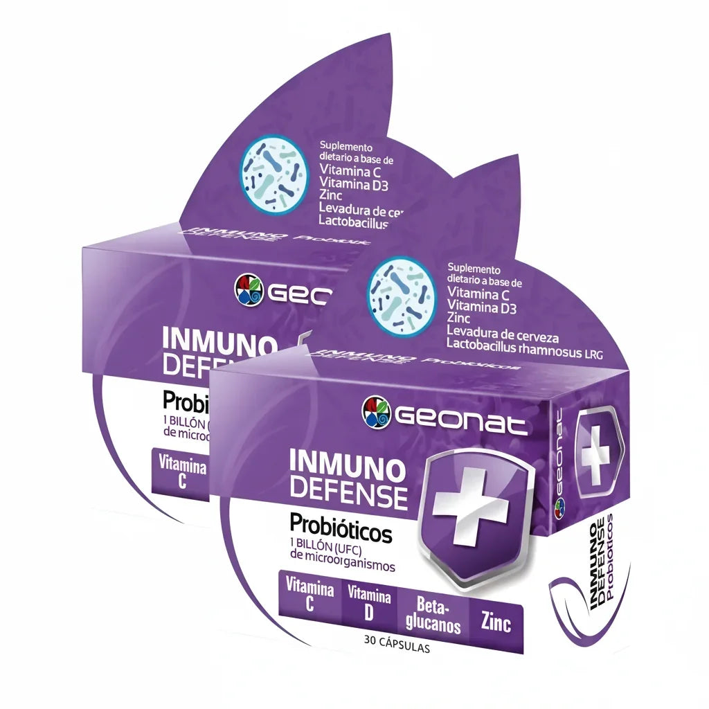 Pack X 2 Probiotico Geonat Inmuno Defense