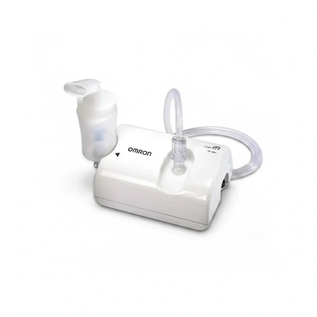Nebulizador a pistón Omron NE-C801LA blanco