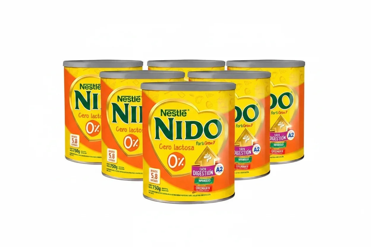 Nido® Fortigrow® Leche Infantil En Polvo Deslactosa Combo X6