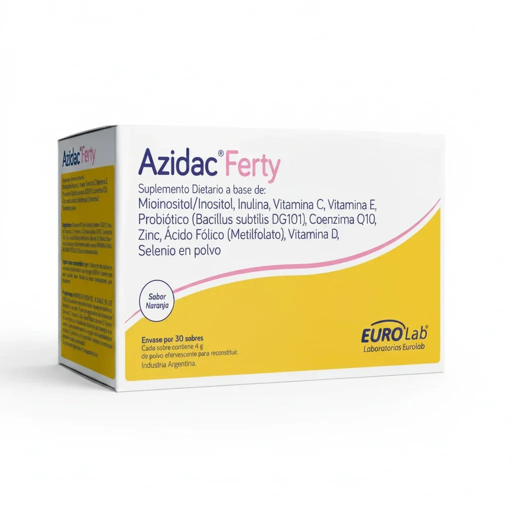 Azidac Ferty X30 Sobres Efervescentes.