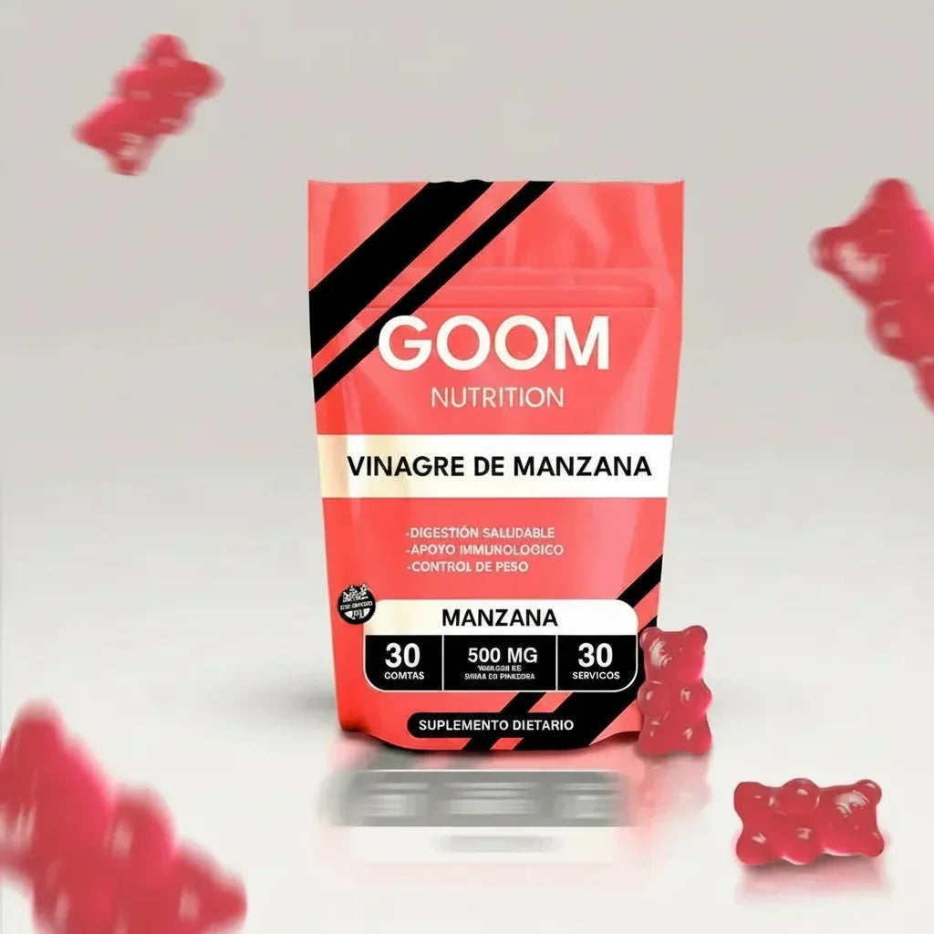 Gomitas Vinagre De Manzana Goom Nutrition 30 Servicios