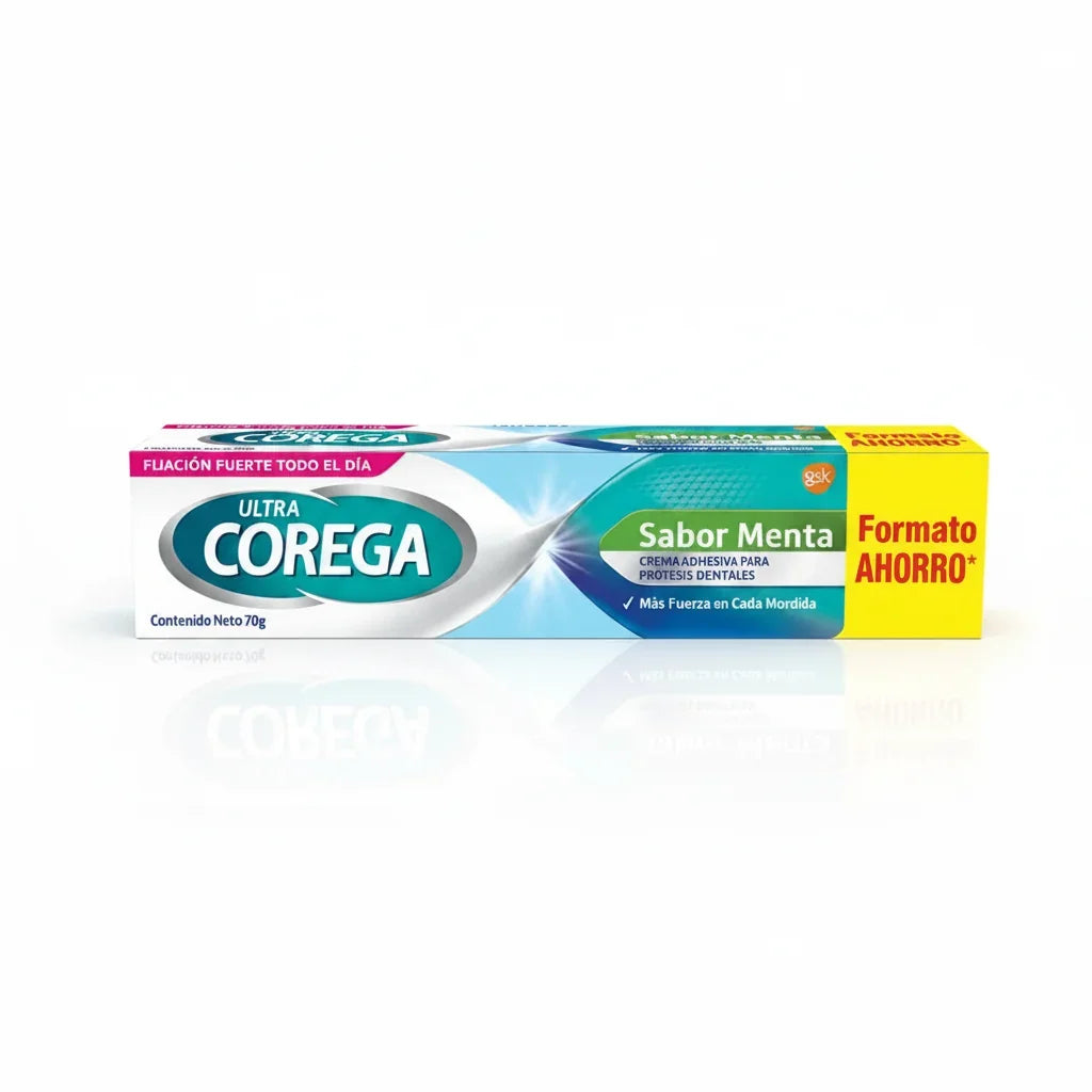 Corega Ultra Adhesivo Dental 70gr Sabor Menta
