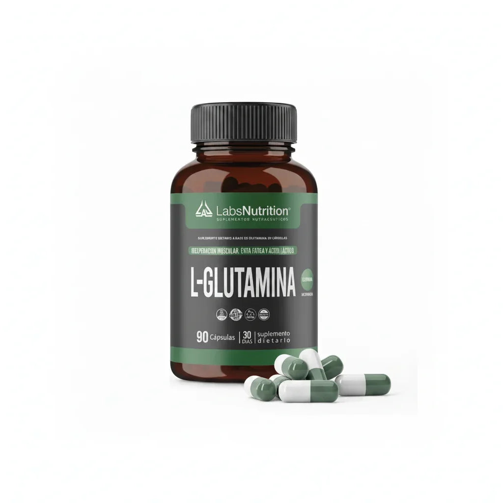L-glutamina Micronizada Labs Nutrition 90 Capsulas