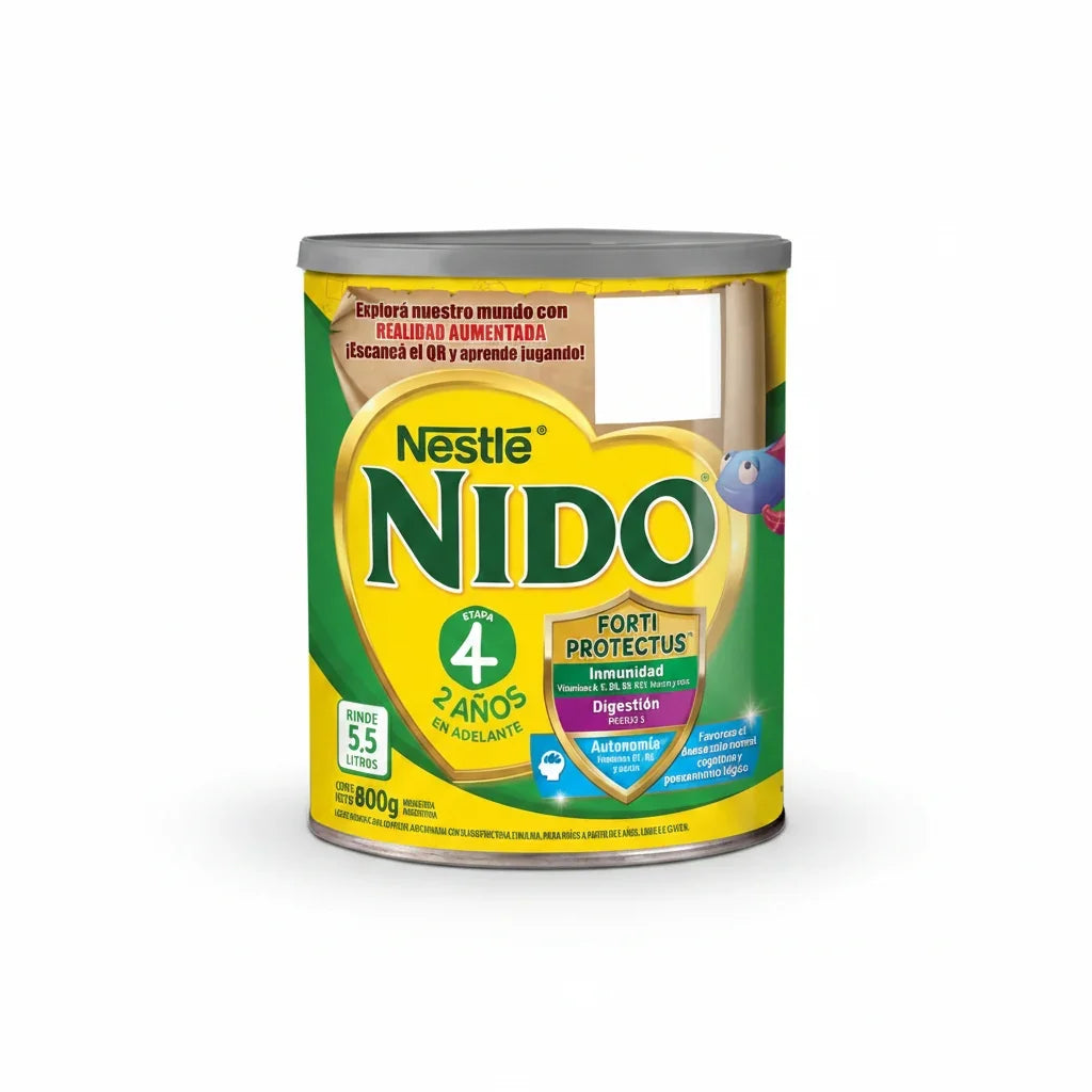 Leche Infantil En Polvo Prebio3 Lata 800gr Etapa 4 Nido