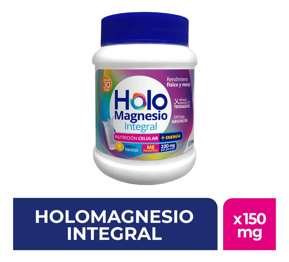 Holomagnesio Integral X 150 Mg Sabor Naranja