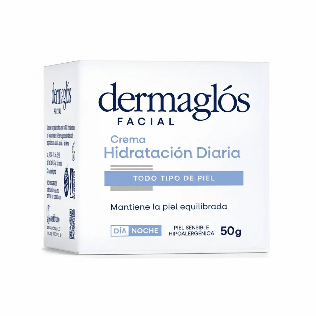 Crema facial hidratante Dermaglós todo tipo de piel 50 grs