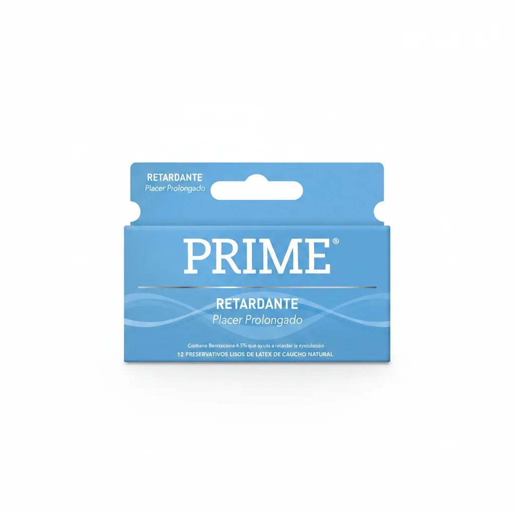 Preservativo De Látex Prime Retardante Climax Control X 12 U