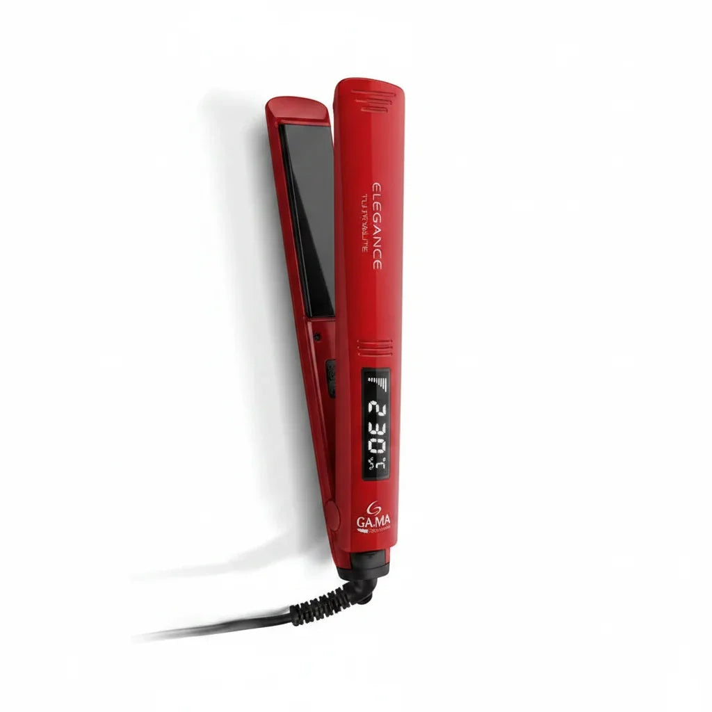 Planchita de pelo GA.MA Italy Elegance elegance gold roja