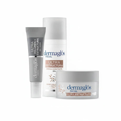 Kit Facial Dermaglós Ultra Estructura Dia Noche Ojos